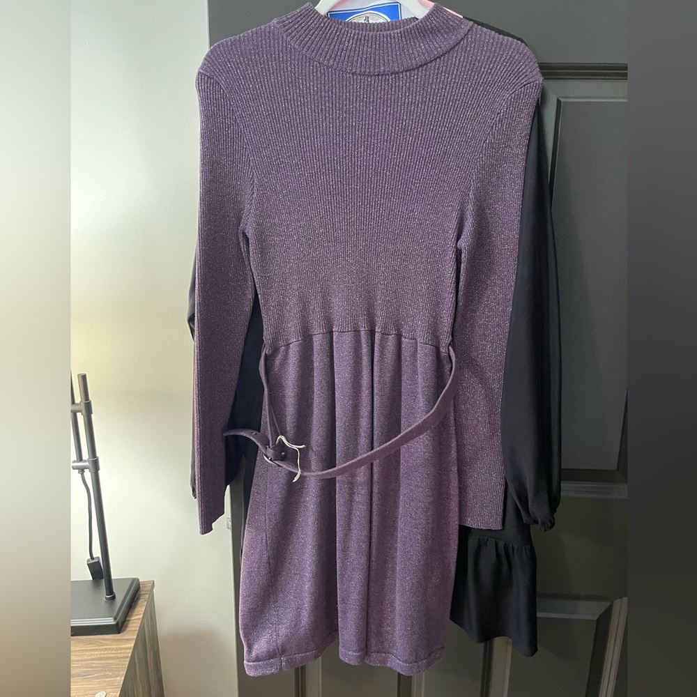 Free People Ribbed Shimmer Dress
